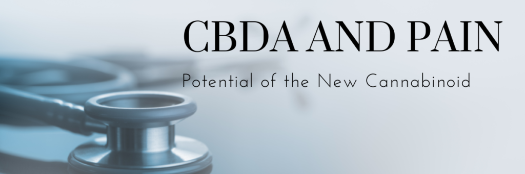 CBDA for pain