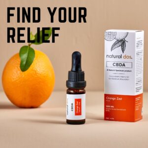 cbda tinctures for anxiety orange zest
