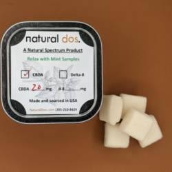 Refreshing CBDA breath mints – 160mg Sample Tin